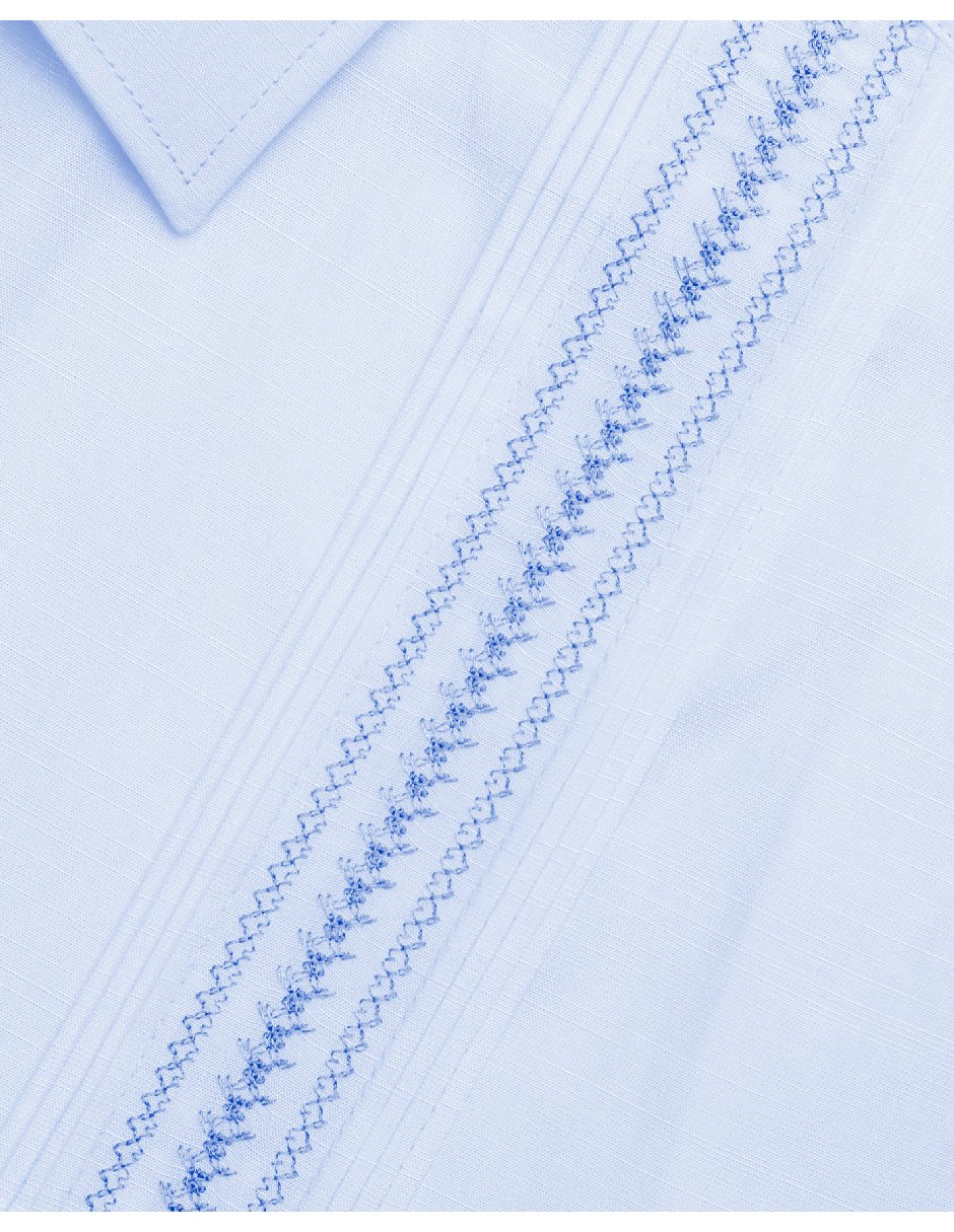Guayabera manga corta para hombre 5