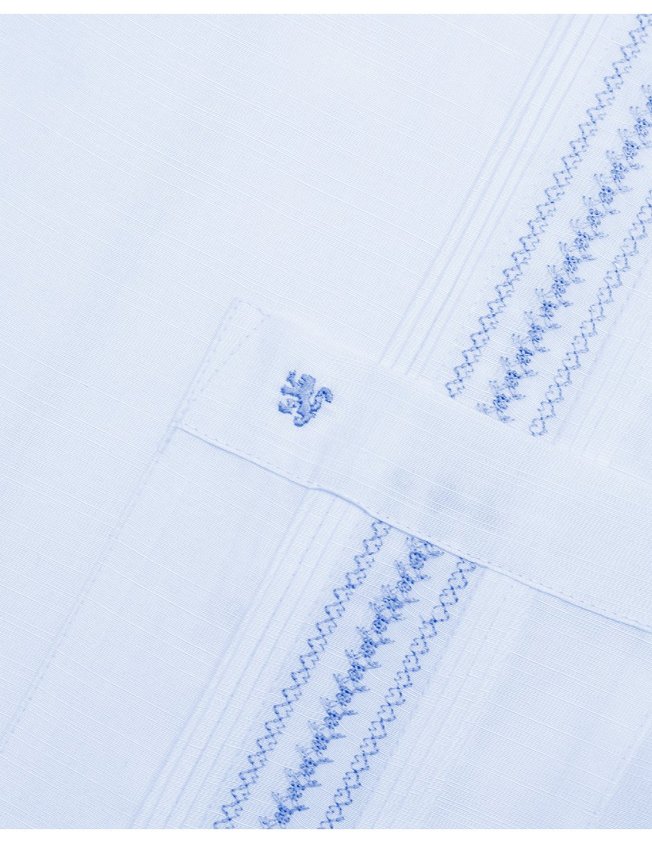 Guayabera manga corta para hombre 7