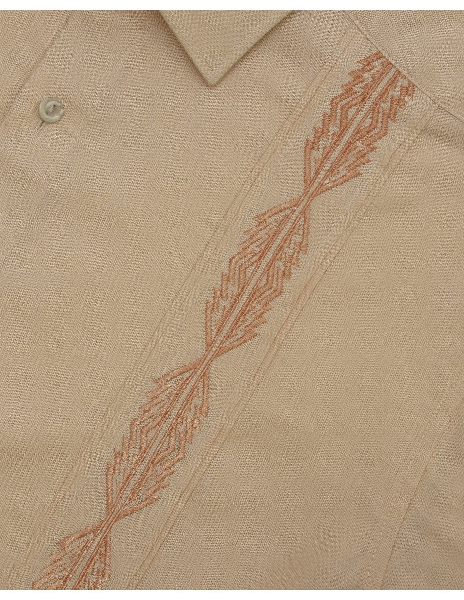 Guayabera manga corta para hombre 4