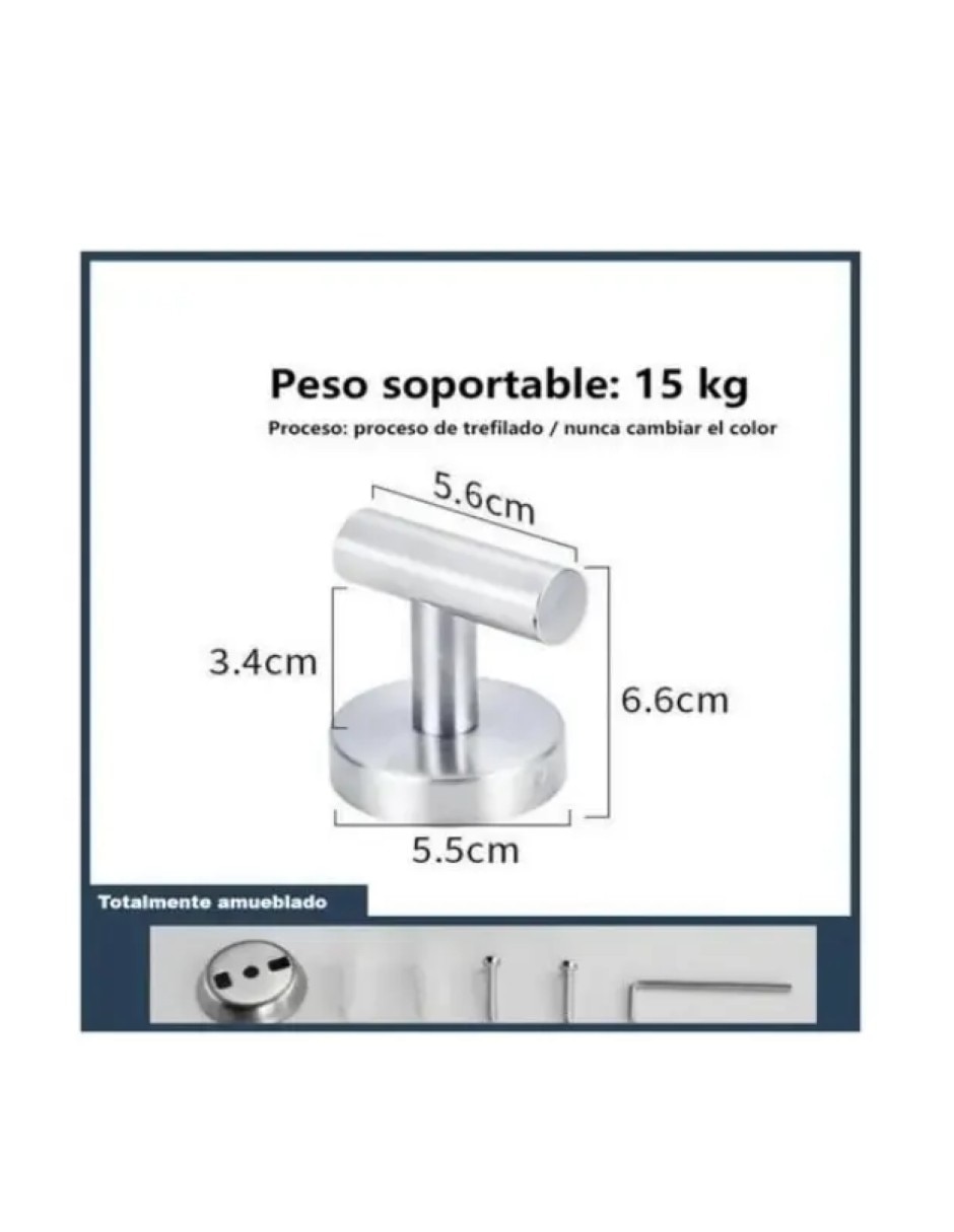 Ganchos 6 piezas 2