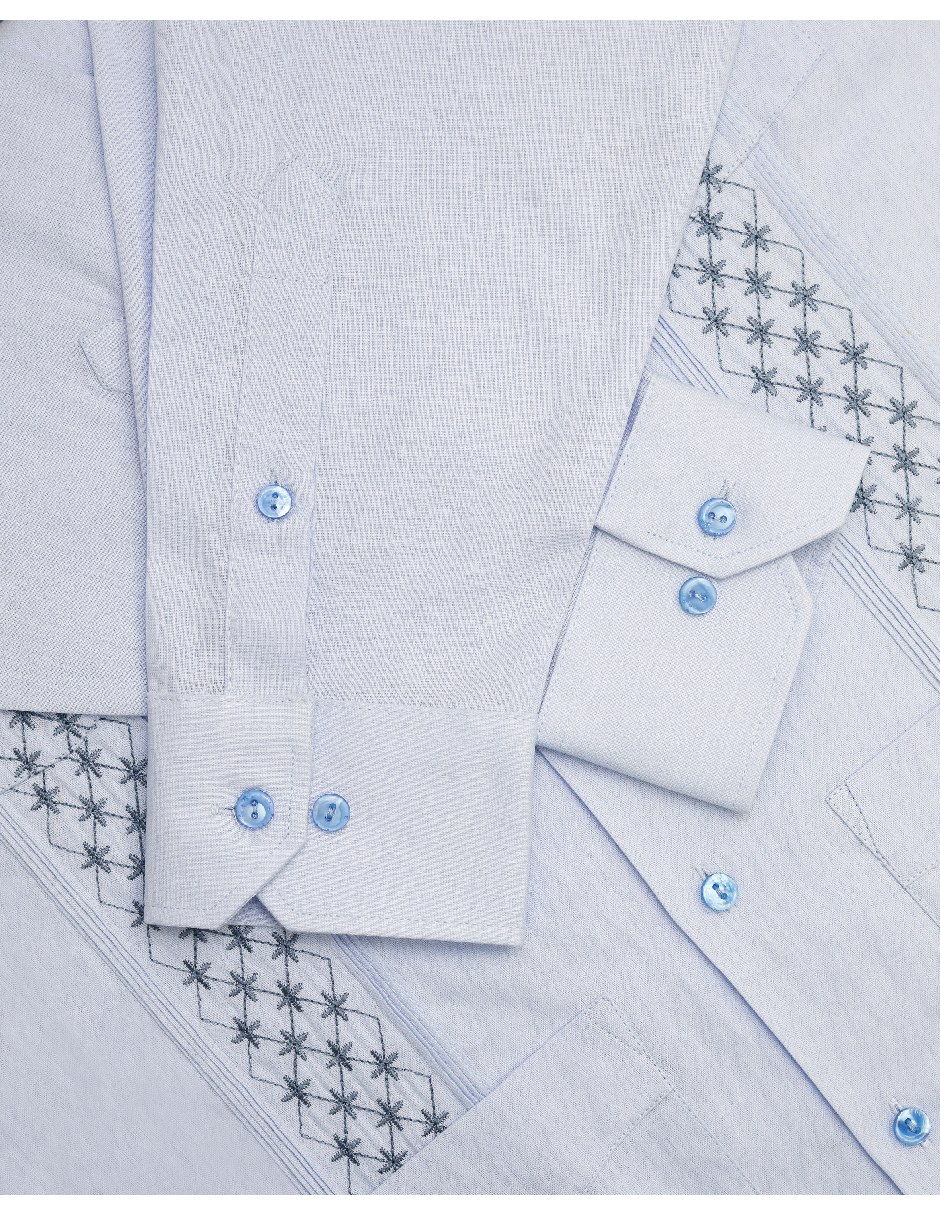 Guayabera manga corta para hombre 3