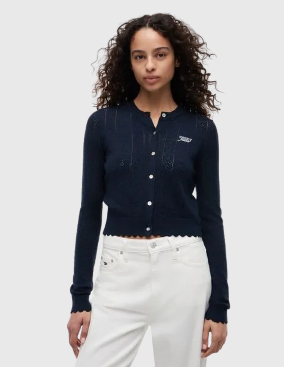 Suéter cuello redondo para mujer
