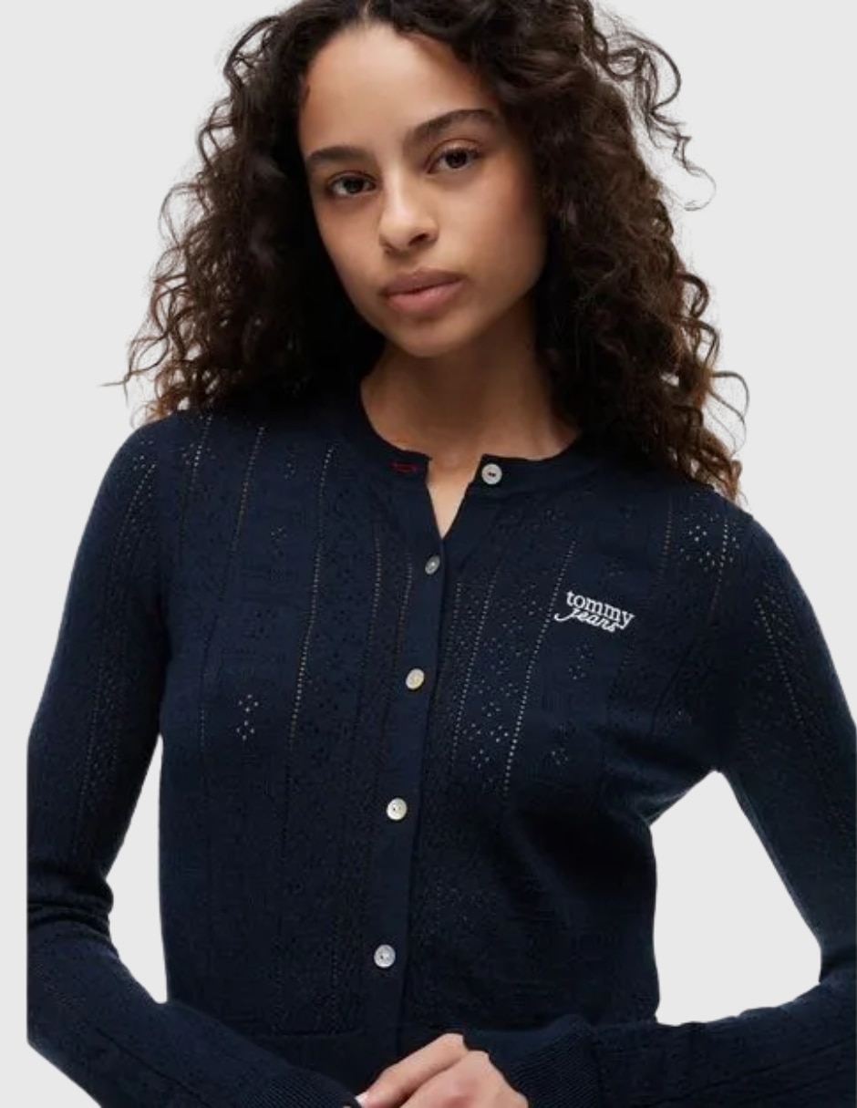 Suéter cuello redondo para mujer