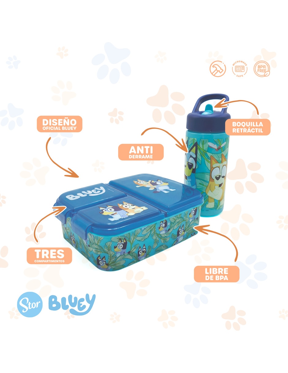Set lonchera bluey 8