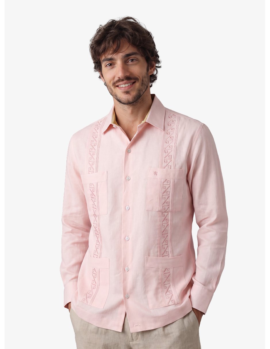 Guayabera manga Larga para 1