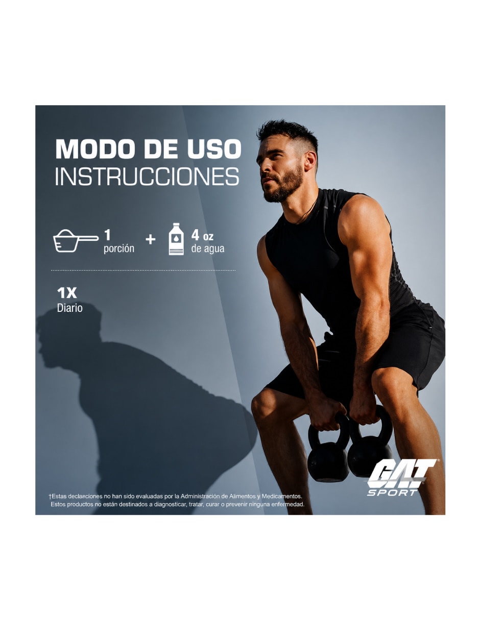 Creatina monohidratada 300g 60 servicios con creatina monohidratada 3