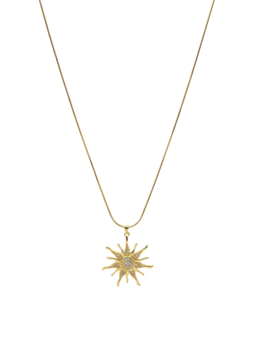 Collar con dije de sol arette