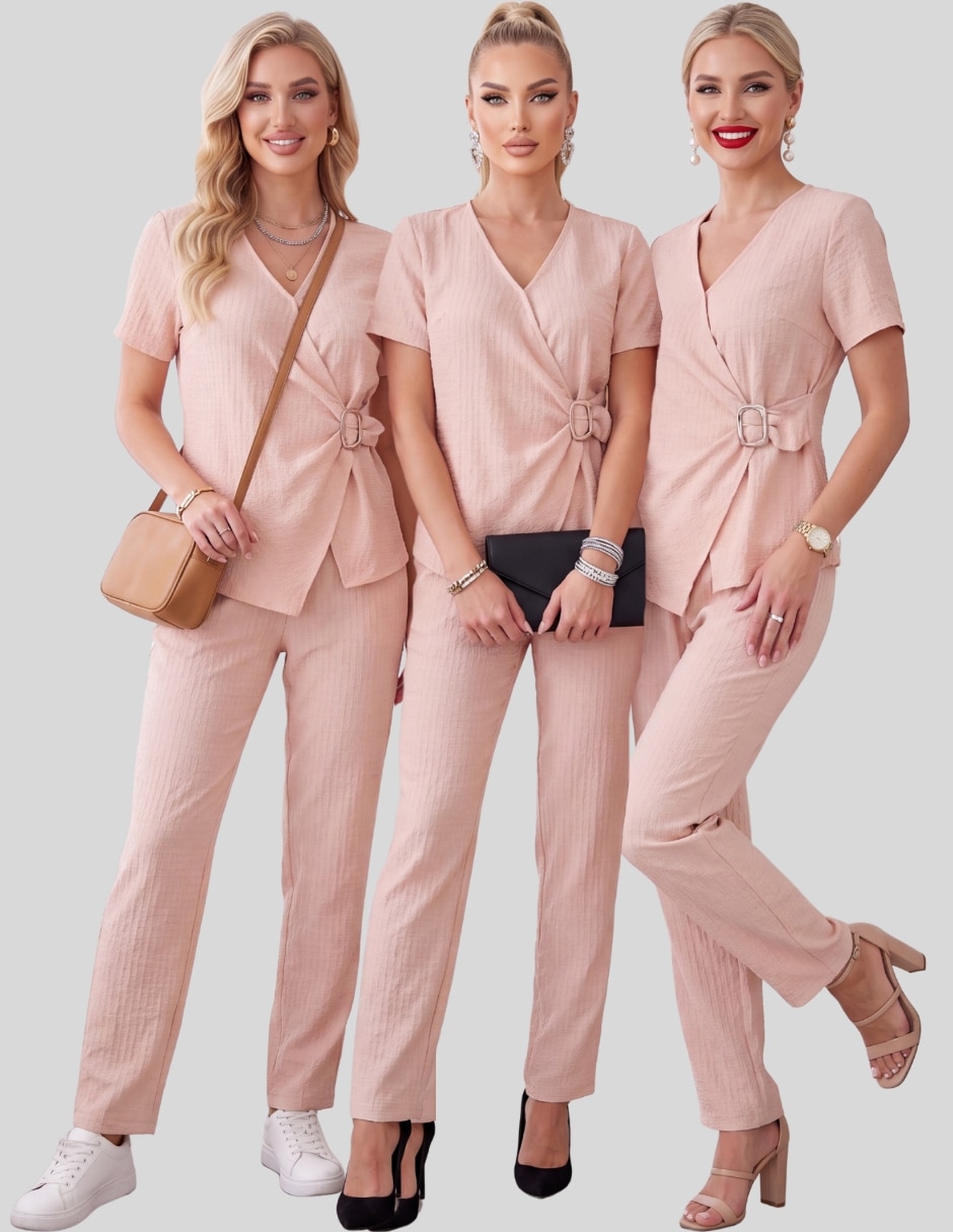 Conjunto de vestir harmony plisado para Mujer