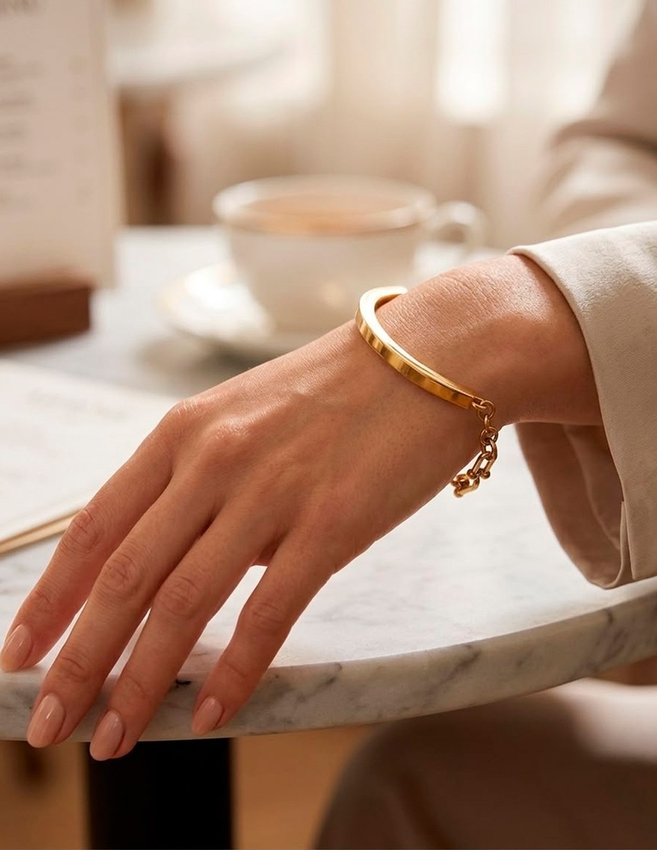 Pulsera de oro laminado con 14 k Pulsera de oro laminado con 14 k
