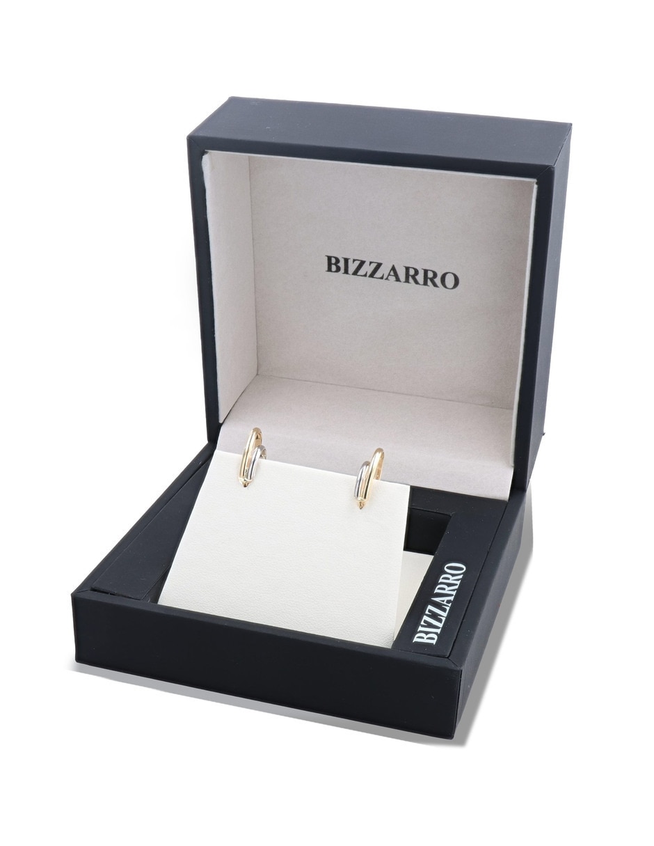 Arracadas joyerias bizzarro de oro amarillo 10 k con acabado brillante