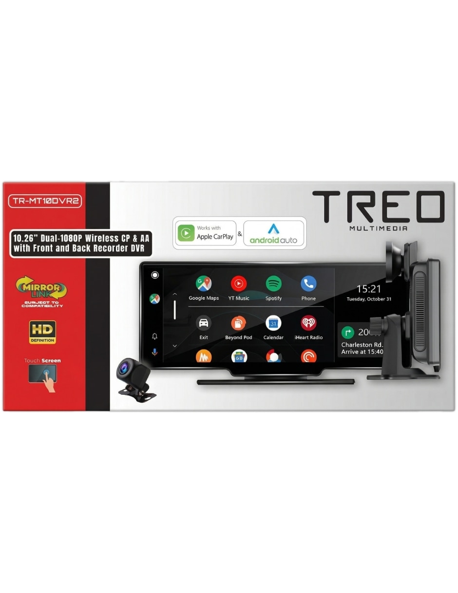 Pantalla para auto tr-mt10dvr2
