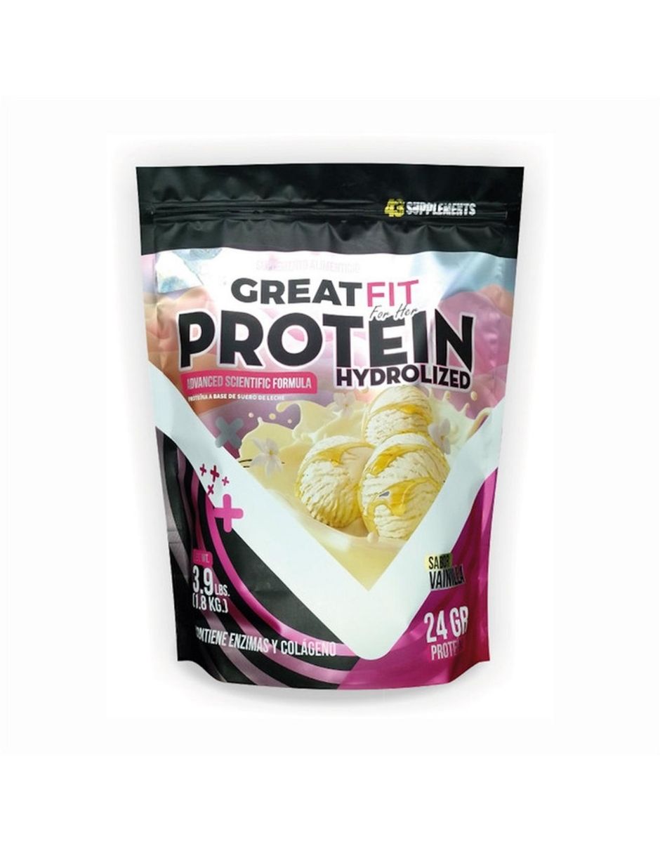 Proteína hidrolizada great fit supplements chocolate
