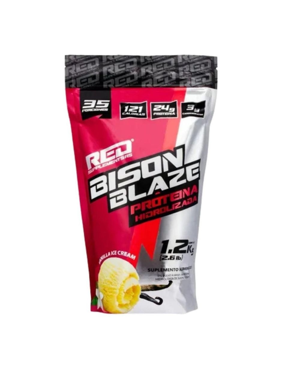 Proteína Hidrolizada Bison Blaze 1.2 Kg 35 Serv con Proteína sabor Chocolate de Proteína Hidrolizada Bison Blaze 1.2 Kg 35 Serv con Proteína sabor Chocolate de