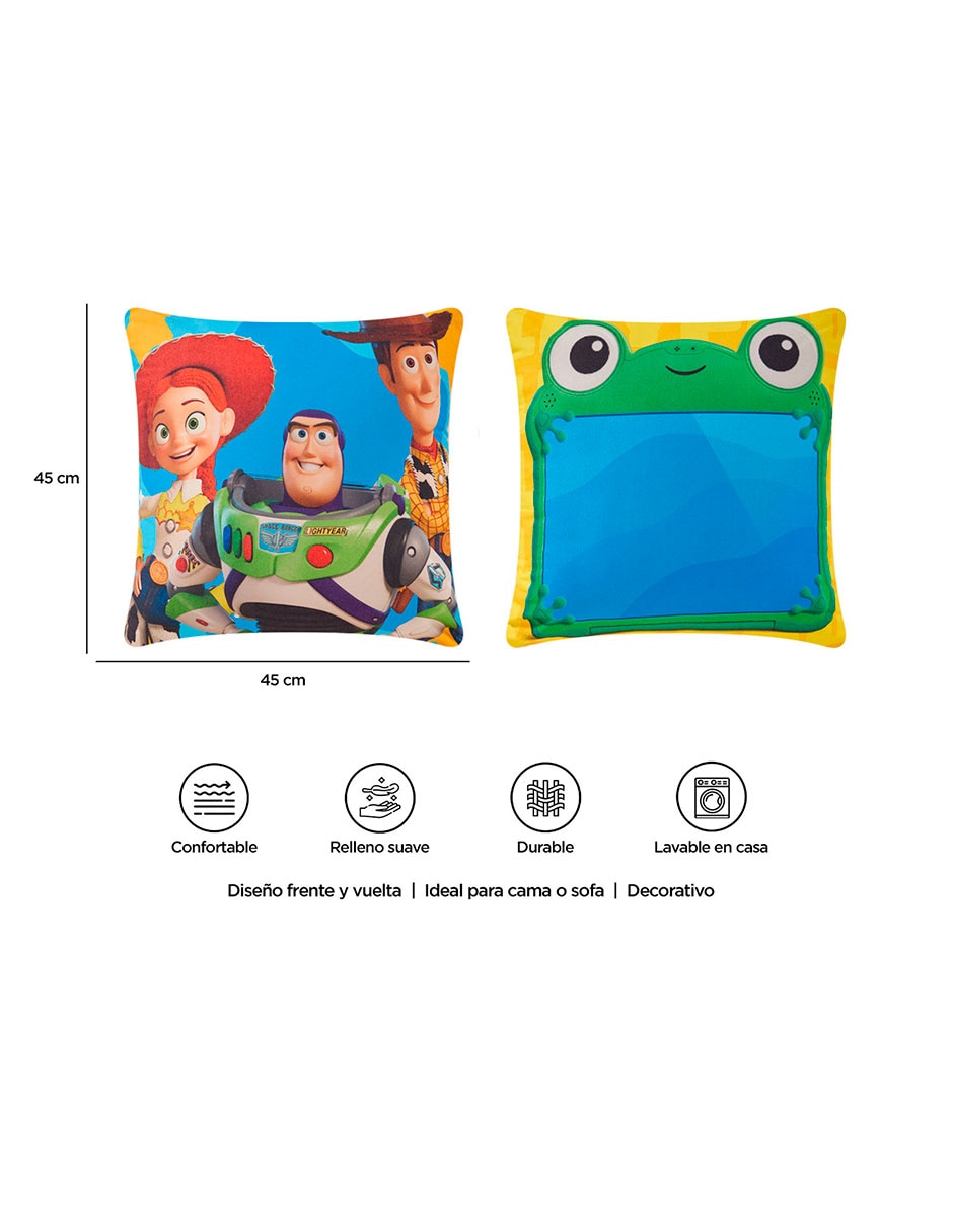 Cojín decorativo reversible pad toy story 5 8
