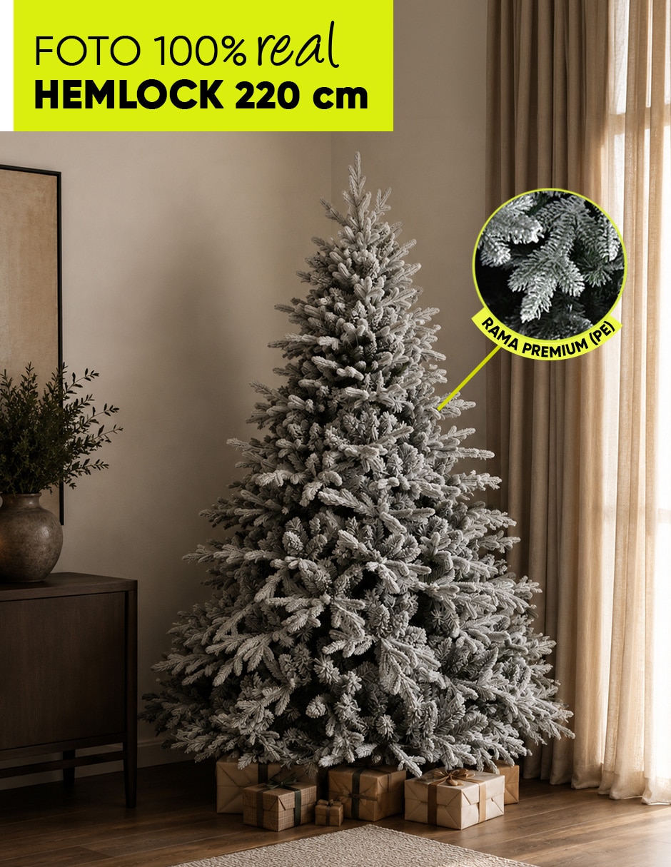 Árbol de navidad eastern hemlock de pvc Árbol de navidad eastern hemlock de pvc