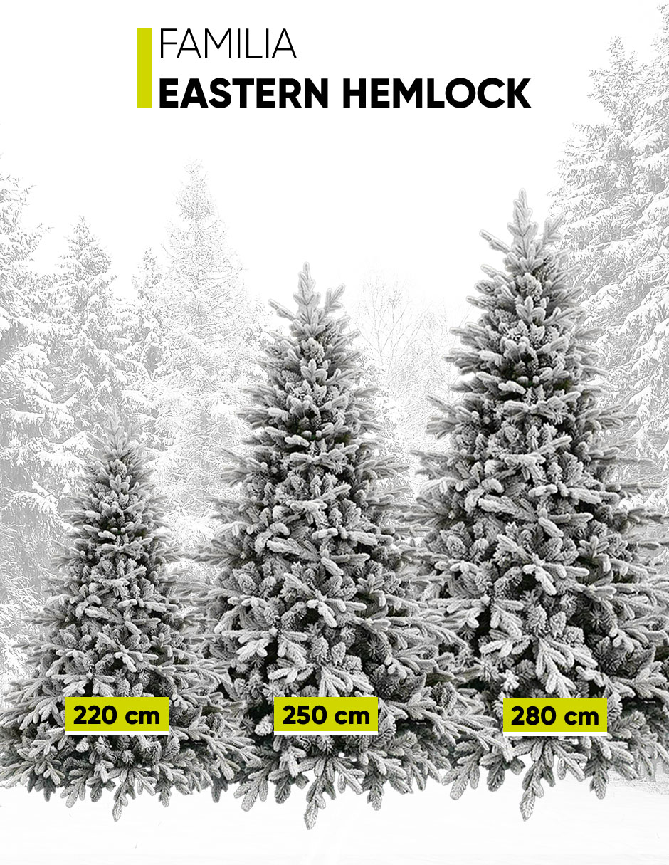 Árbol de navidad eastern hemlock de pvc 2