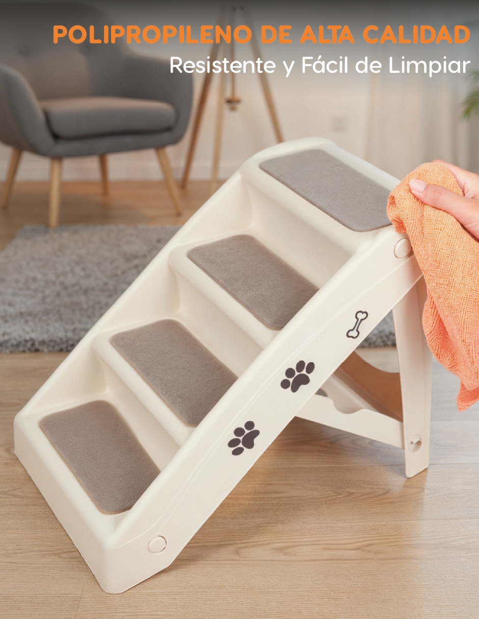 Escalera para mascota con 4 2