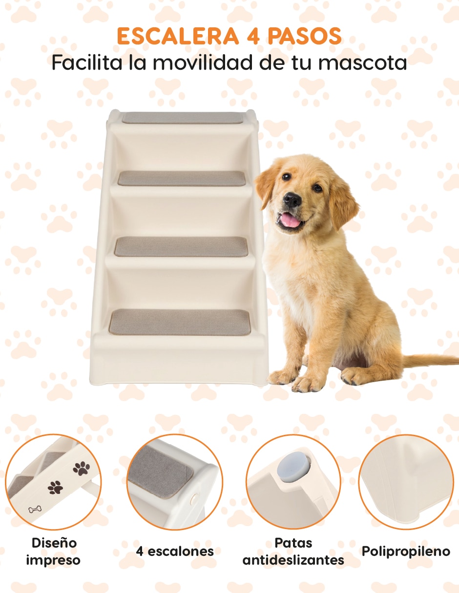 Escalera para mascota con 4 4