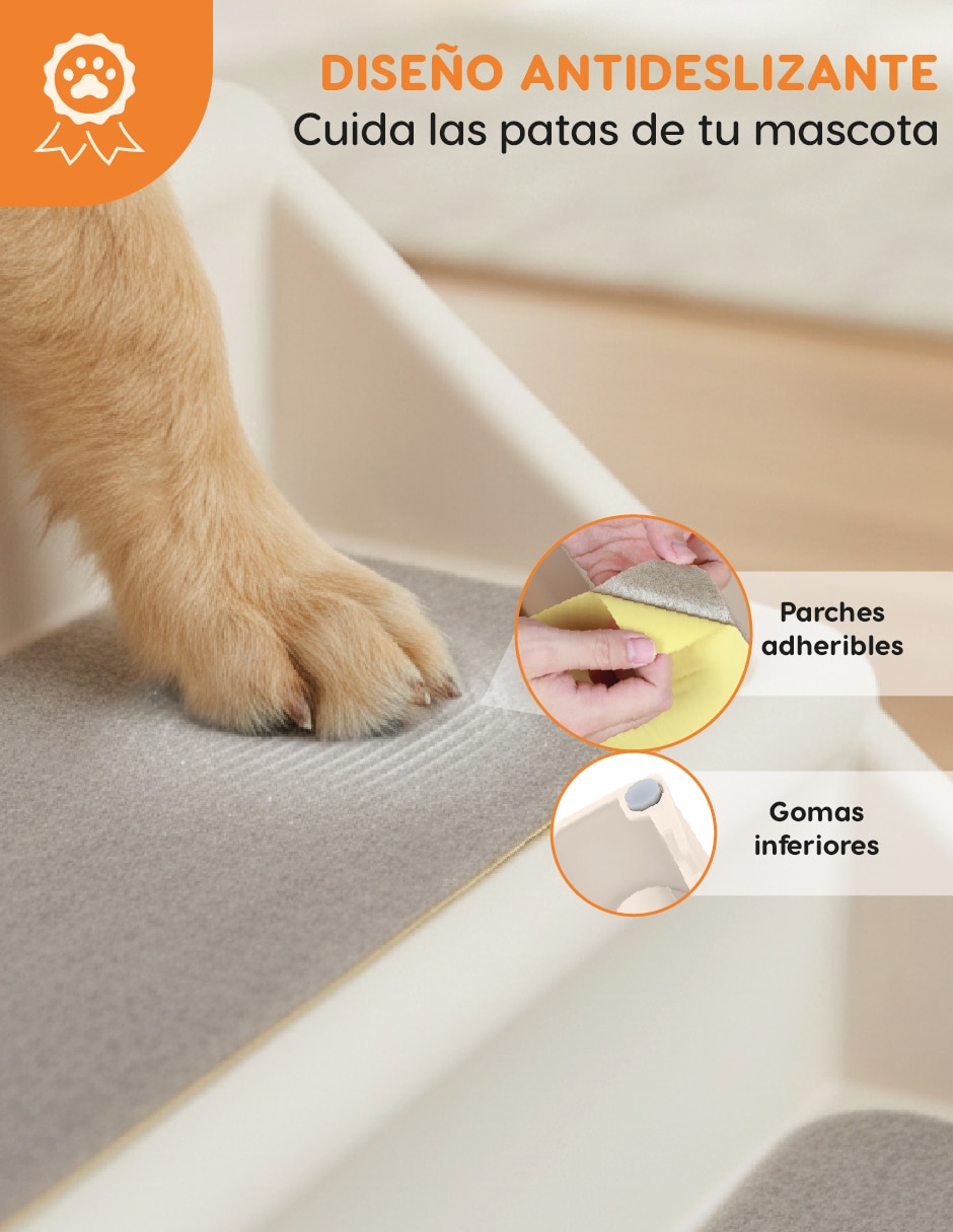 Escalera para mascota con 4 6