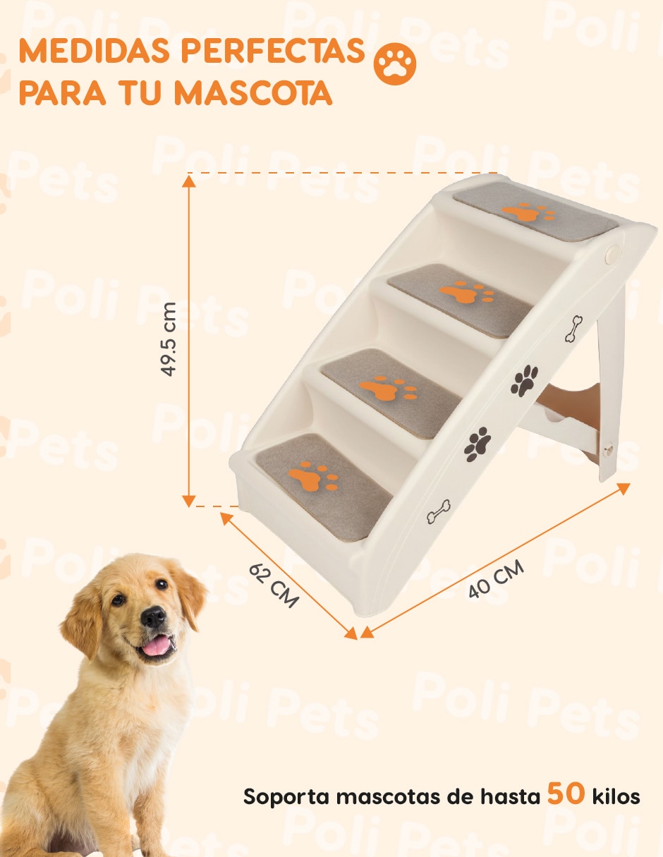 Escalera para mascota con 4 9