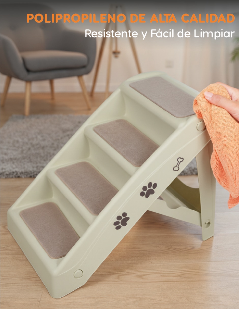Escalera para mascota con 4 2