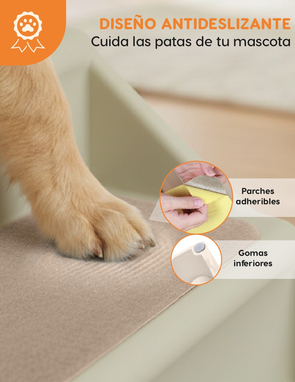 Escalera para mascota con 4 3
