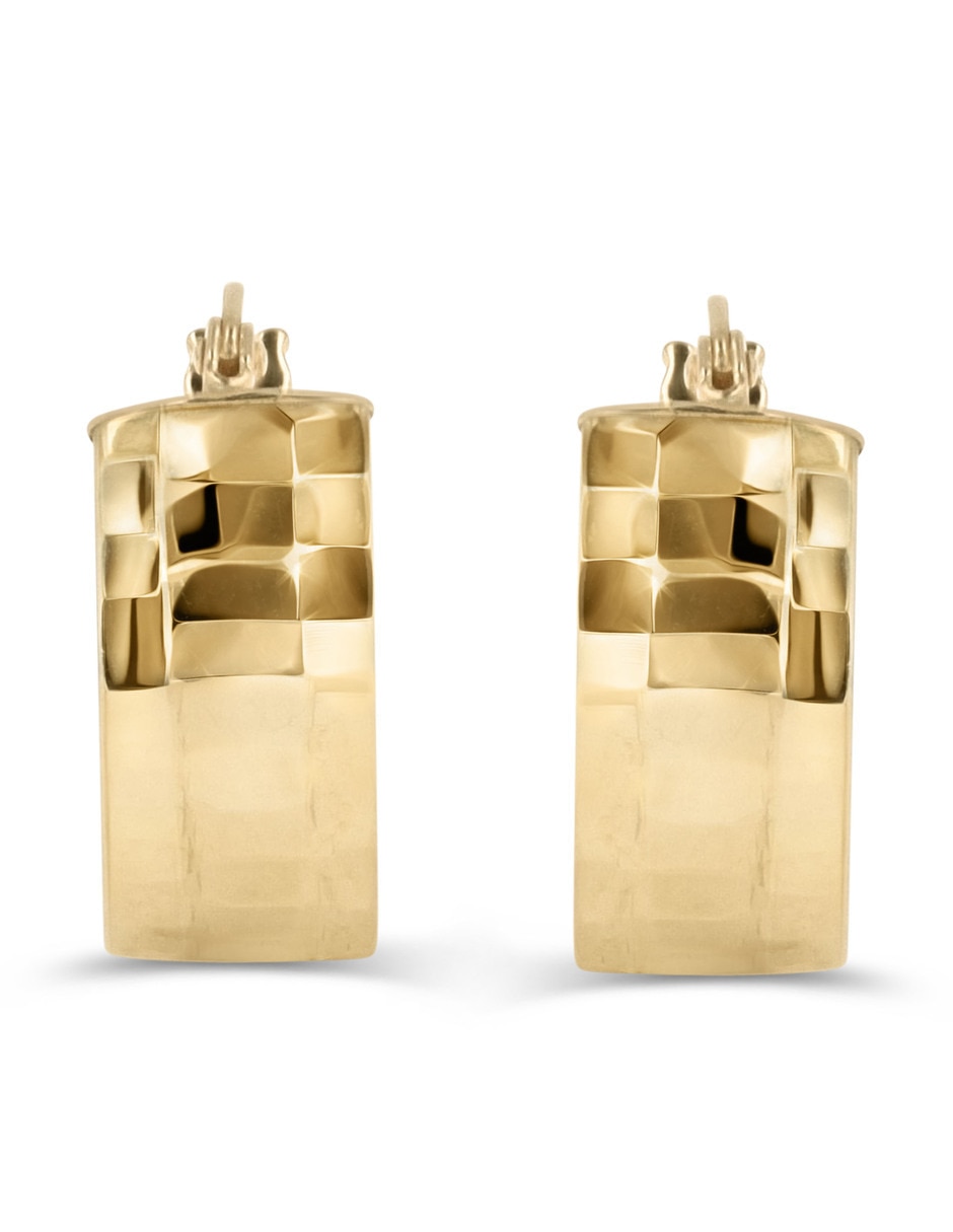Arracadas joyerias bizzarro de oro amarillo 10 k con acabado brillante Arracadas joyerias bizzarro de oro amarillo 10 k con acabado brillante