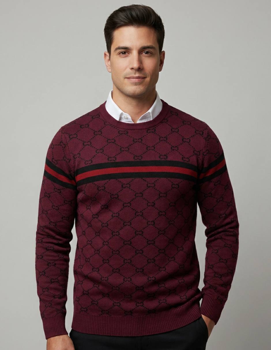 Suéter cuello redondo para hombre