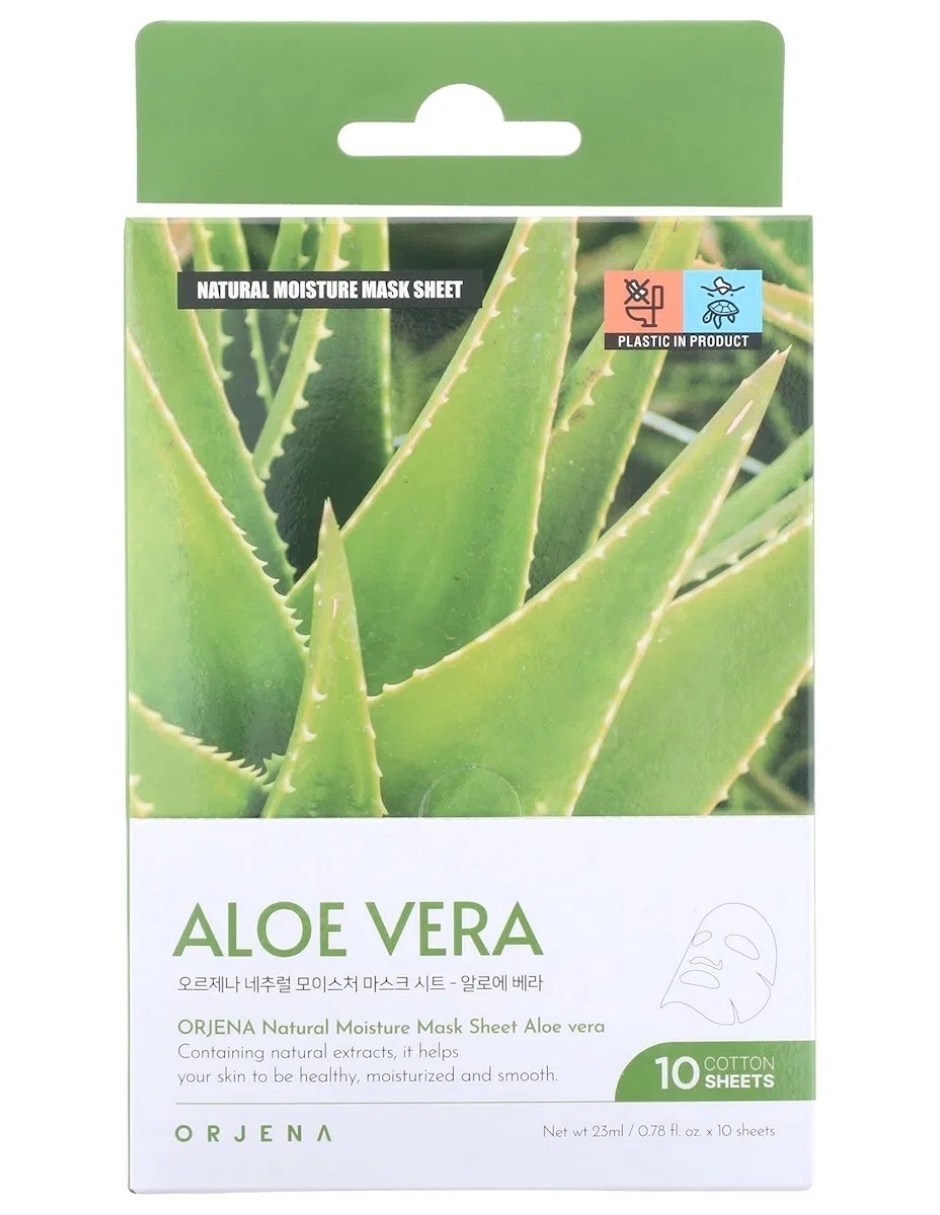Mascarilla facial Moisture Aloe Vera Mask Sheet para calmar la piel 2