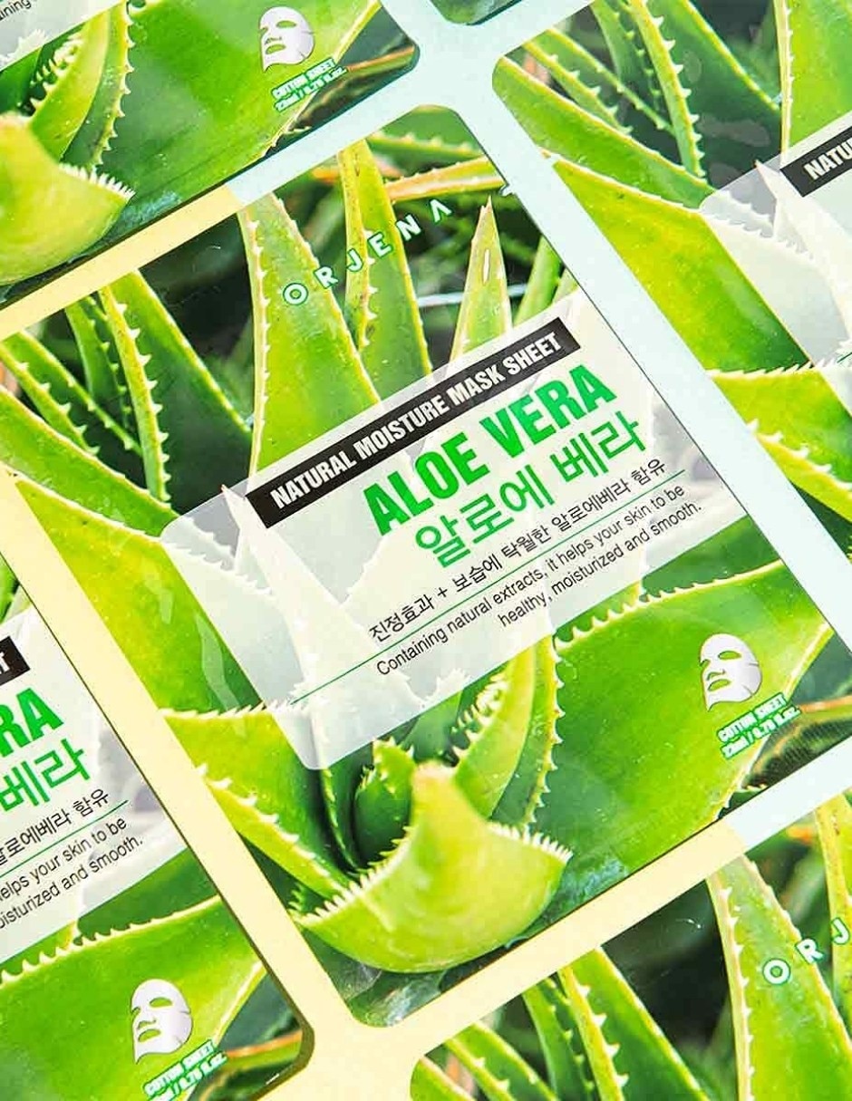 Mascarilla facial Moisture Aloe Vera Mask Sheet para calmar la piel 6