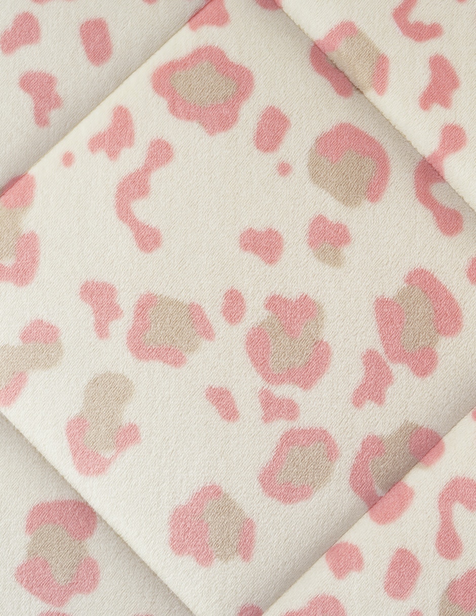 Cobertor premium doble vista borrega anika estampado animal 5