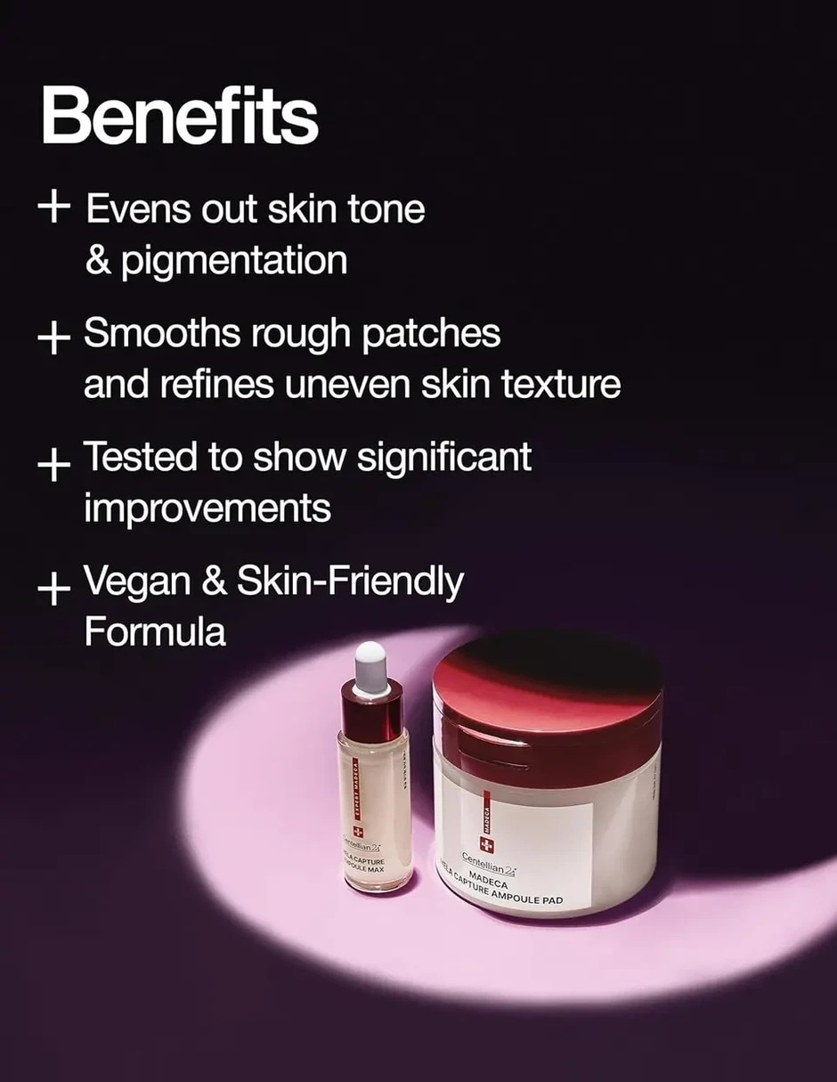 Parches para rostro centellian24 madeca mela capture ampoule pad 60 pzs madeca mela capture 7