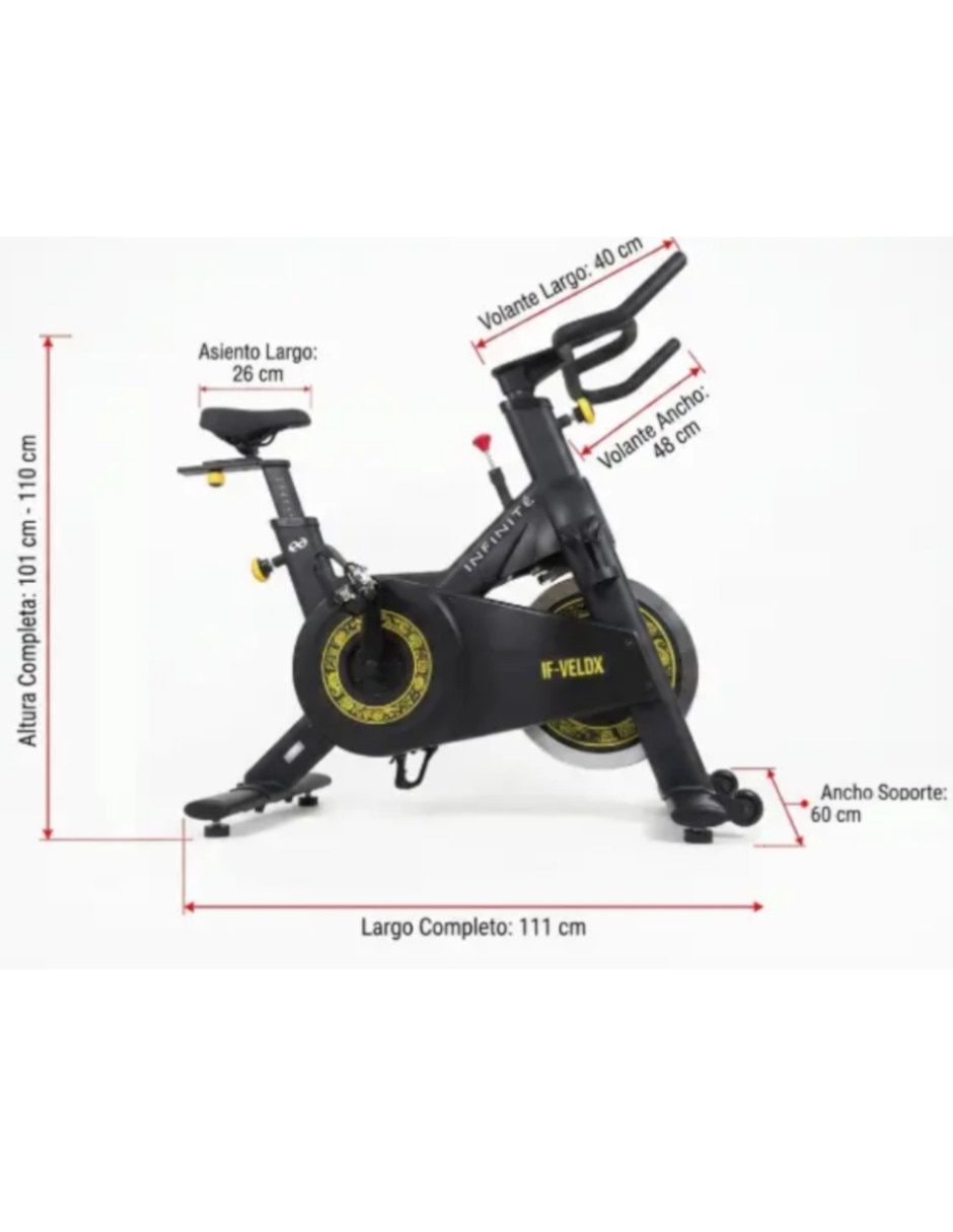 modelo Bicicleta de Spin Cycling Magnética IF-VELOX de Acero 5