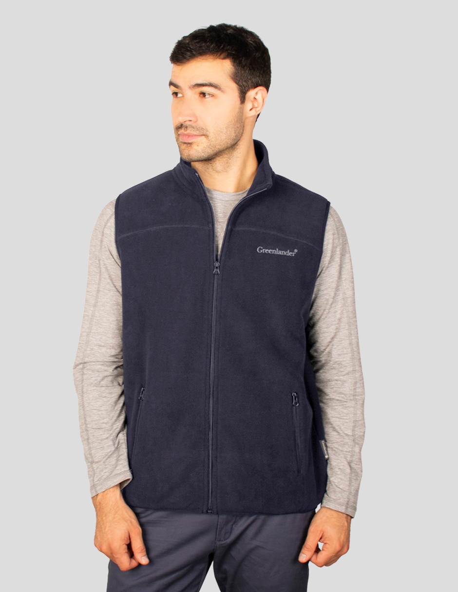 Chaleco polar fleece con bolsillos para hombre Chaleco polar fleece con bolsillos para hombre