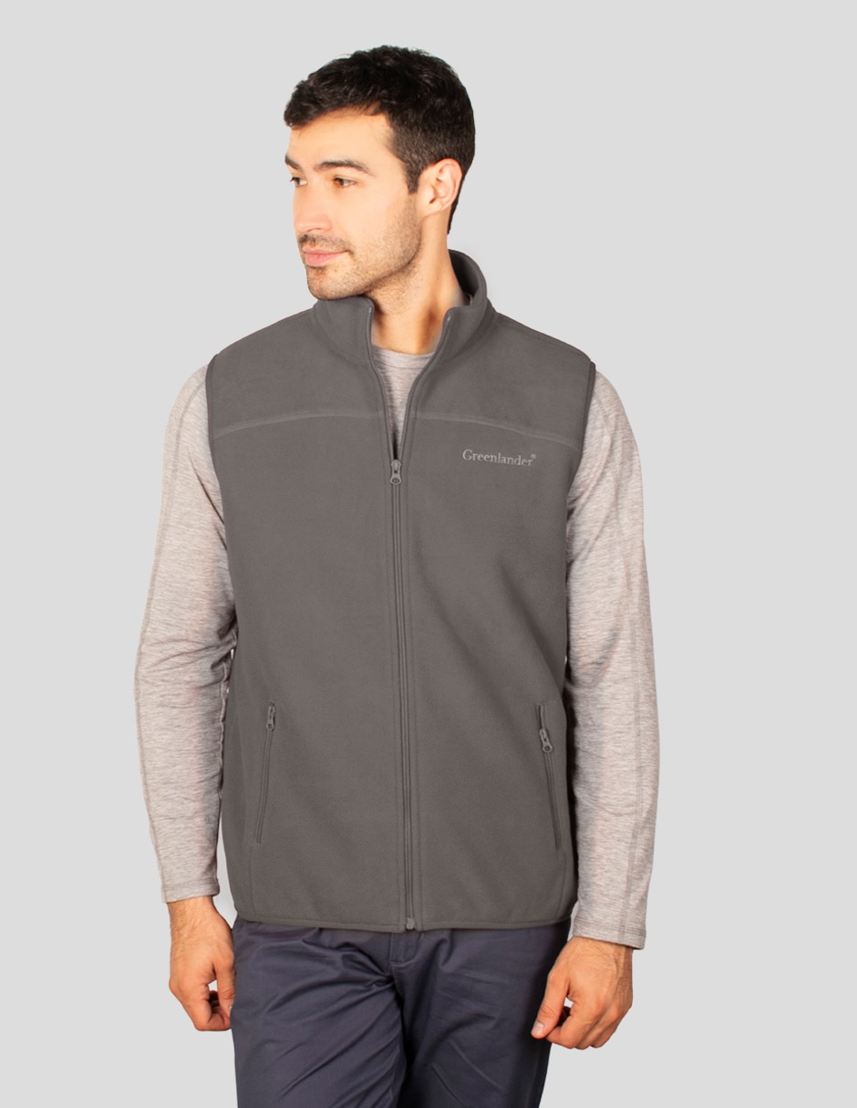 Chaleco polar fleece con bolsillos para hombre 1