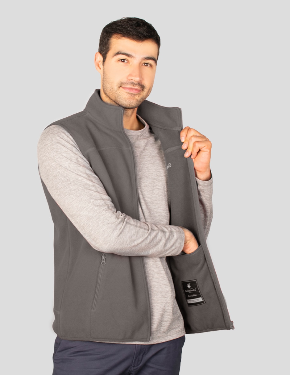 Chaleco polar fleece con bolsillos para hombre 5