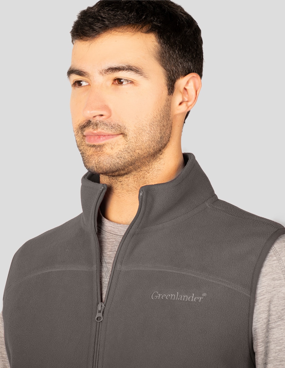 Chaleco polar fleece con bolsillos para hombre 4