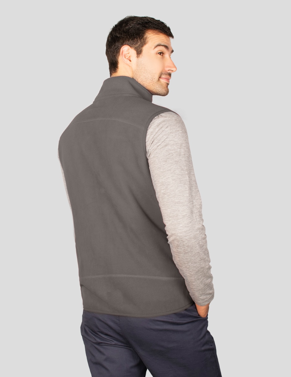 Chaleco polar fleece con bolsillos para hombre 3