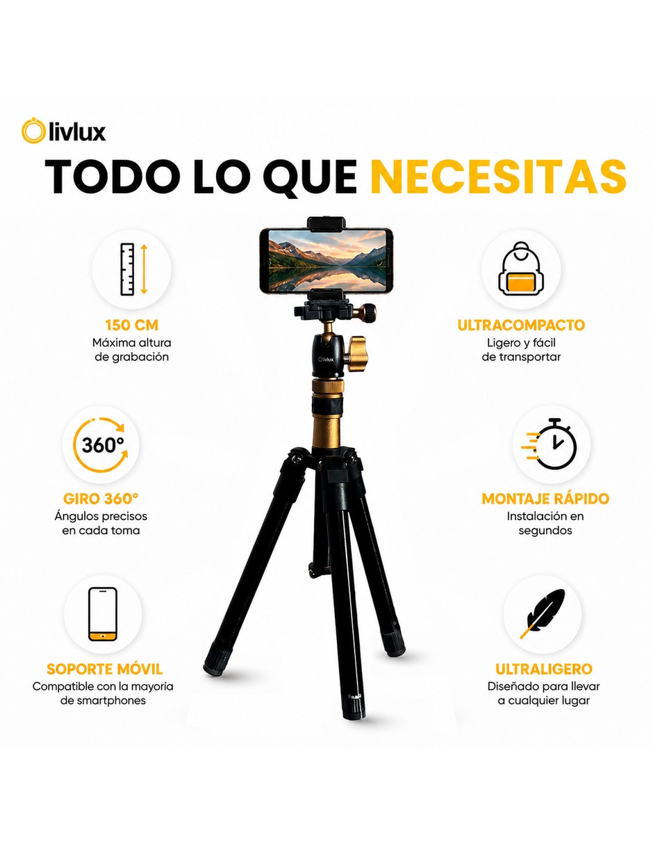 Selfie stick tp 100 con 5