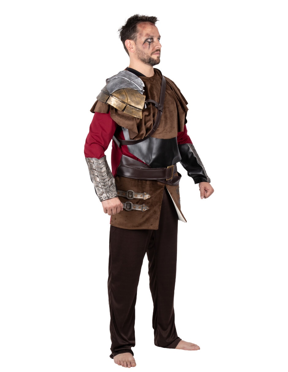Disfraz disfraz medieval de guerrera medieval vulture para hombre 5