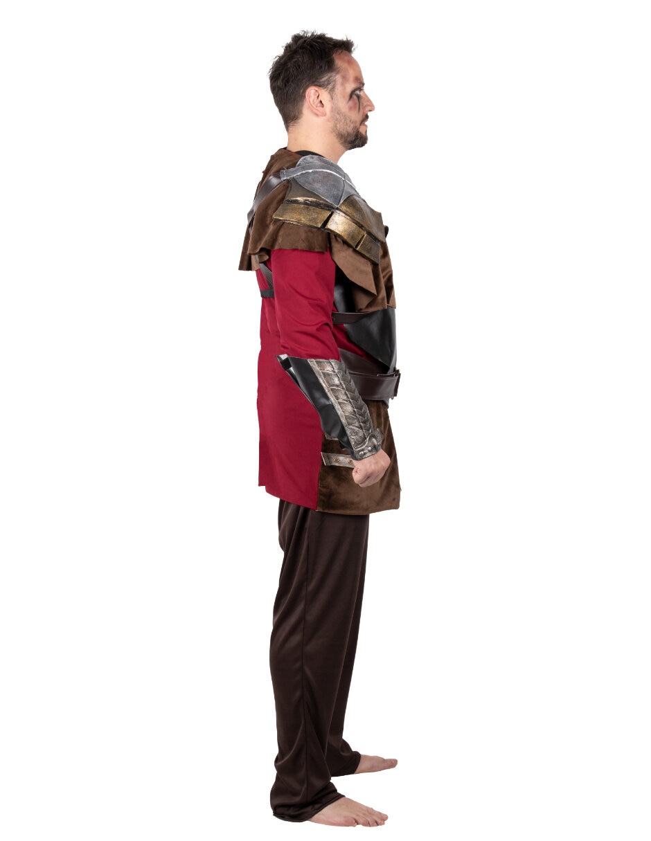 Disfraz disfraz medieval de guerrera medieval vulture para hombre 2