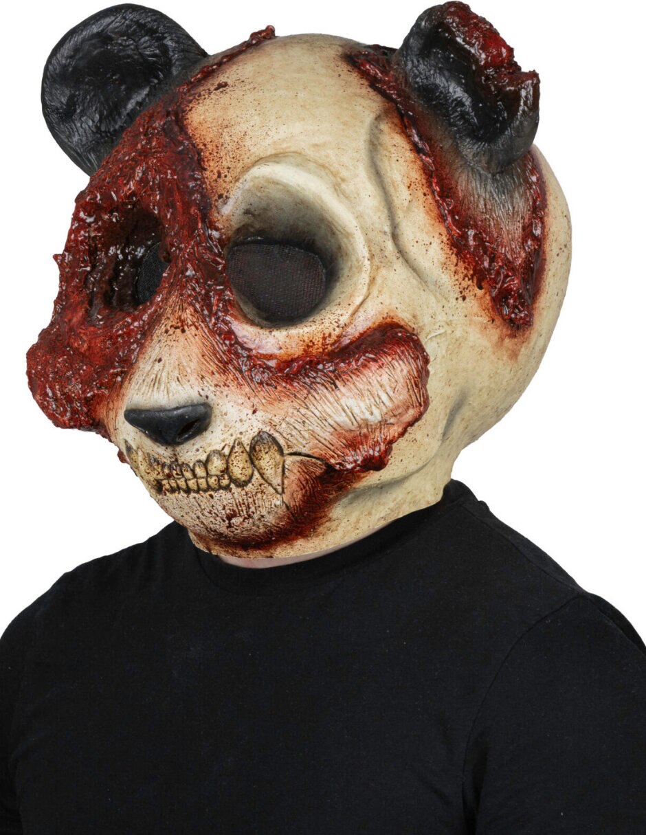 Máscara para disfraz de oso creepy 6