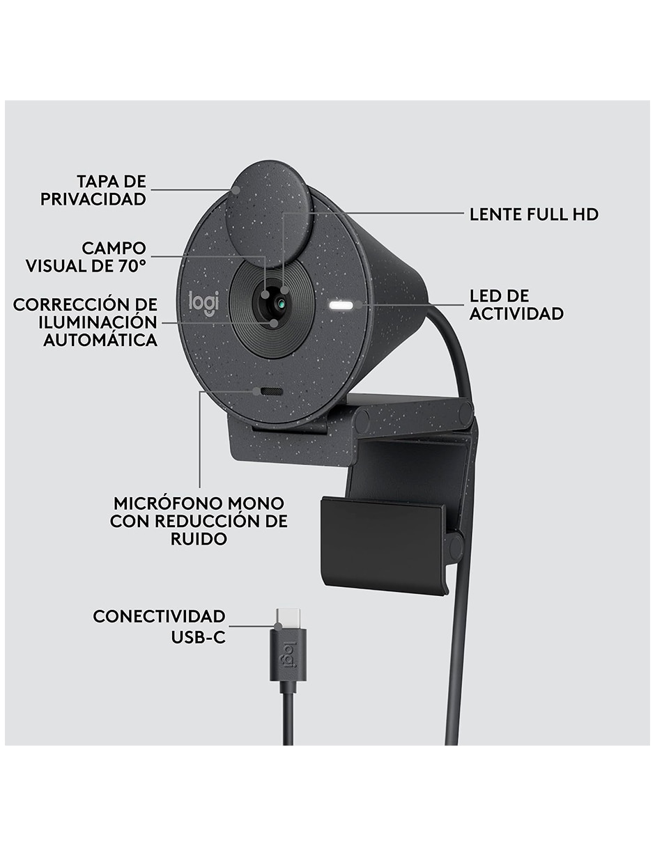 Webcam de 1080 px brio 300 960-001413 6