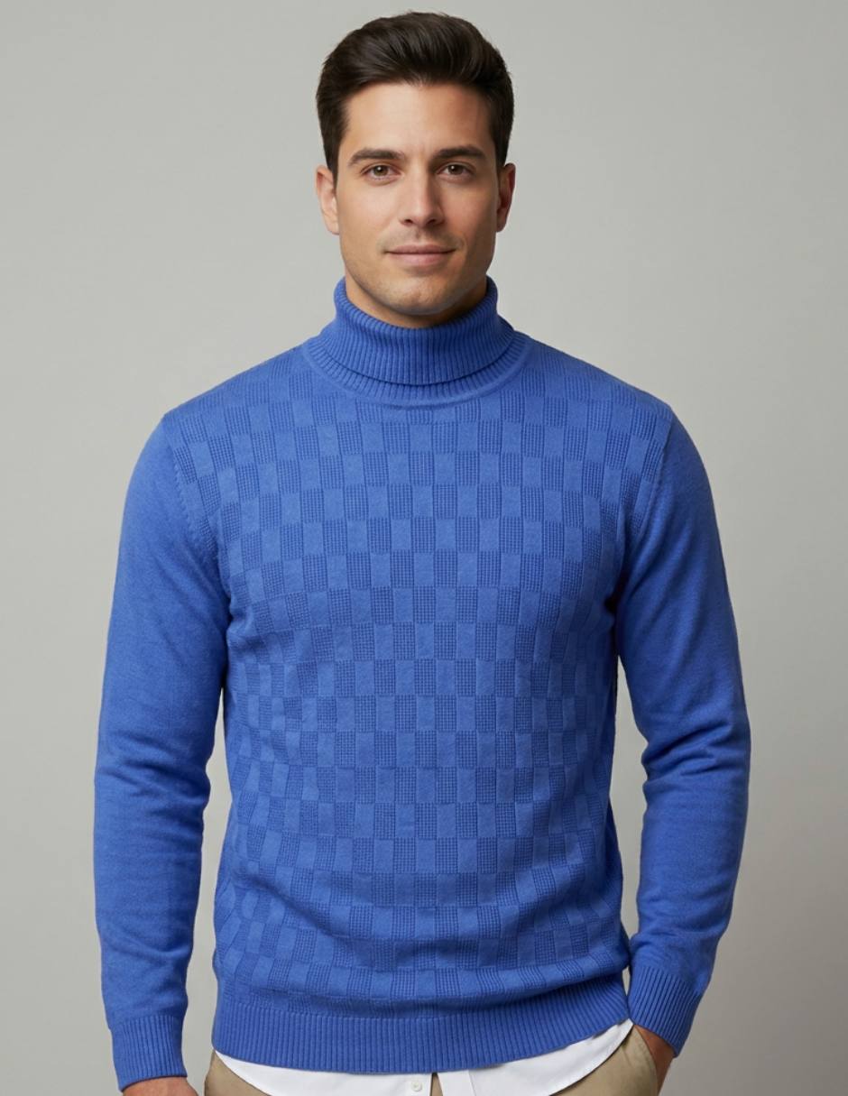 Suéter cuello tortuga para hombre Suéter cuello tortuga para hombre