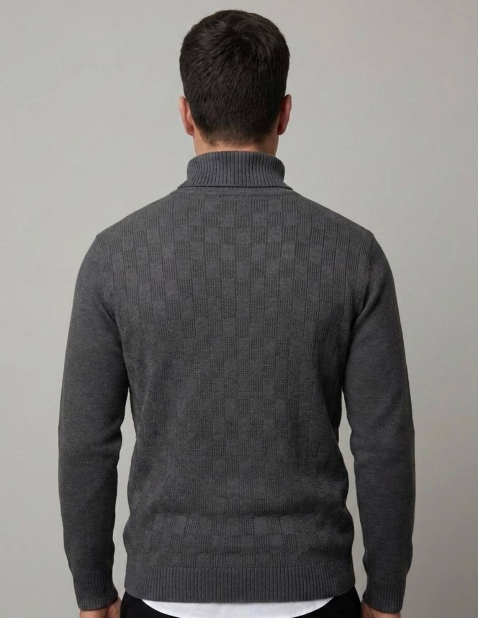 Suéter cuello tortuga para hombre 3