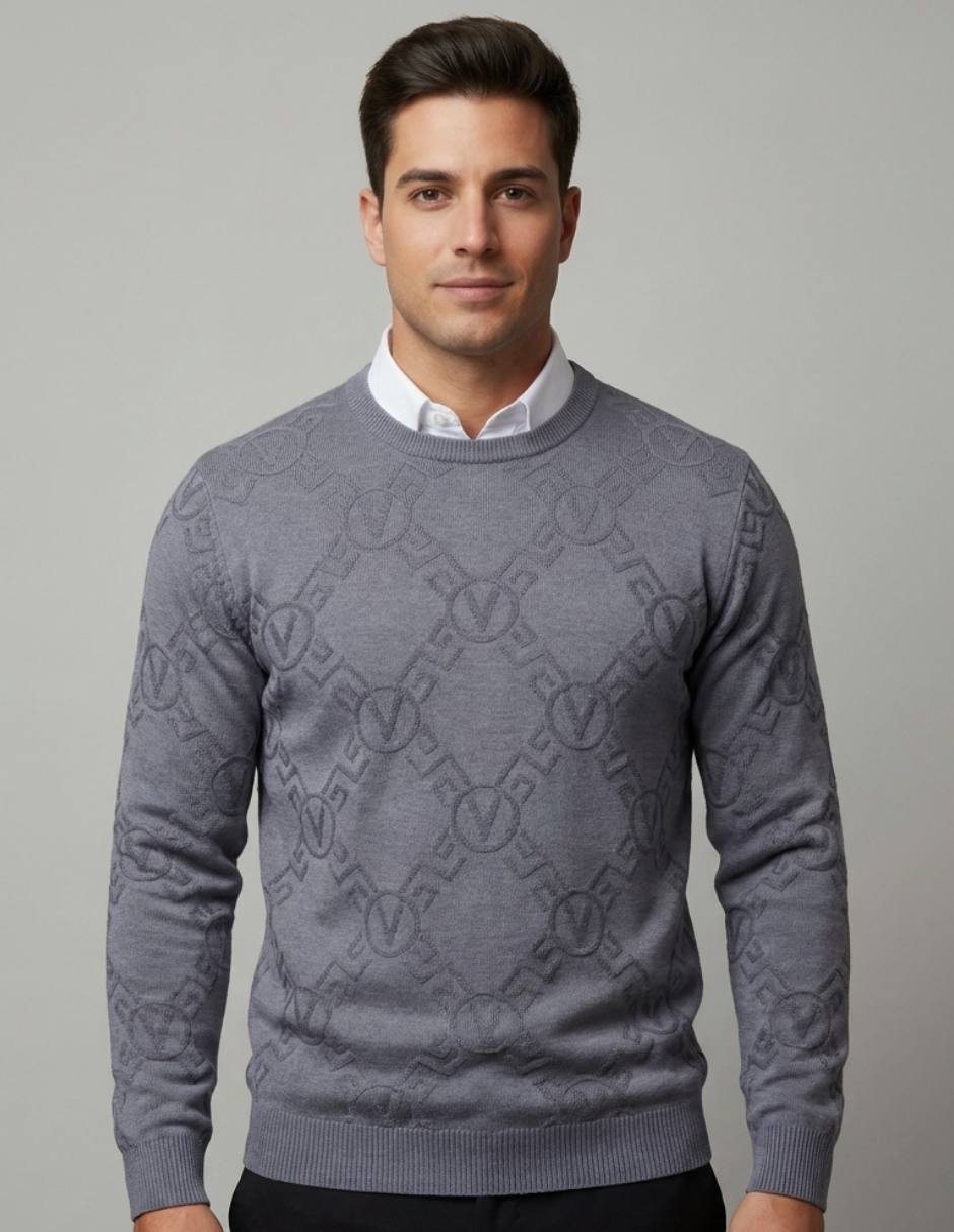 Suéter cuello redondo para hombre