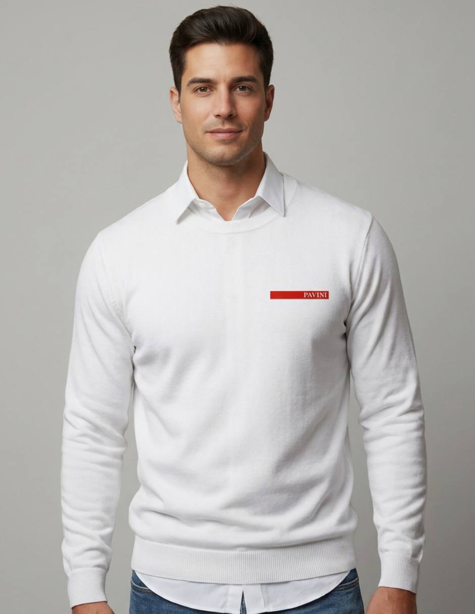 Suéter cuello redondo para hombre
