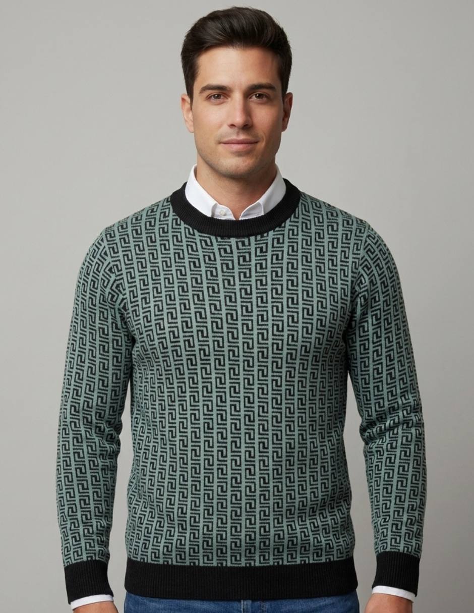 Suéter cuello redondo para hombre Suéter cuello redondo para hombre