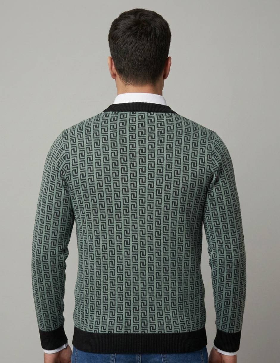 Suéter cuello redondo para hombre 3