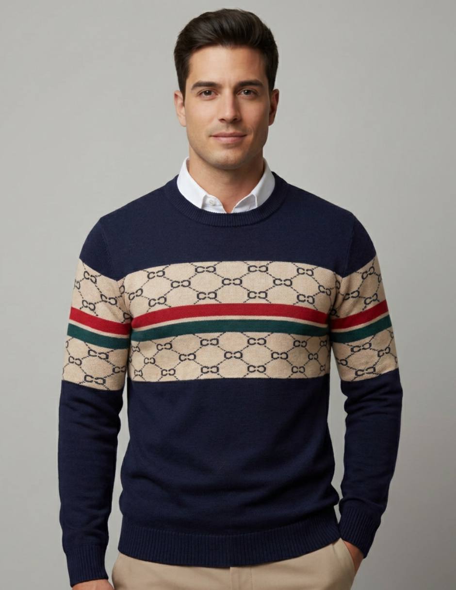 Suéter cuello Redondo para hombre Suéter cuello Redondo para hombre
